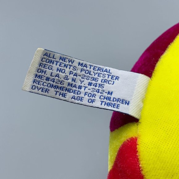 BJ Toy Co. Purple & Yellow Plush Spider Toy 9" - Picture 9 of 10